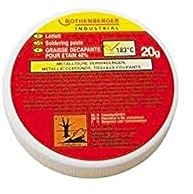 ROTHENBERGER Industrial Lötfett 20 g | Norm DIN EN 29454 | für das Weichlöten von Weißblech, Stahlblech, Kupfer und Messing | 035718E