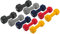 Bad Company Neopren Hanteln für Aerobic, Gymnastik und Fitness I 2 x 2 kg + 2 x 2,5 kg + 2 x 3 kg + 2 x 4 kg + 2 x 5 kg