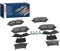 Bosch BP1137 Bremsbeläge - Vorderachse - ECE-R90 Zertifizierung - vier Bremsbeläge pro Set