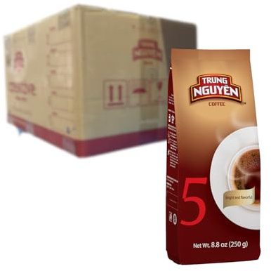 Trung Nguyen Caffè Creativo Torrefatto Macinato 40x250g | Caffè vietnamita premium con aroma ricco e intenso, nota di cioccolato, ideale per filtro e metodi tradizionali.
