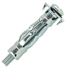 SCELL-IT, Boite de 100 Chevilles Placo Spyder, Acier zingué, M4x46, Ép.3-20, Vis montée perçage 8 mm, Cheville monocorps, Ergonomique, Branches précintrées pour une expansion aisée, Performante,