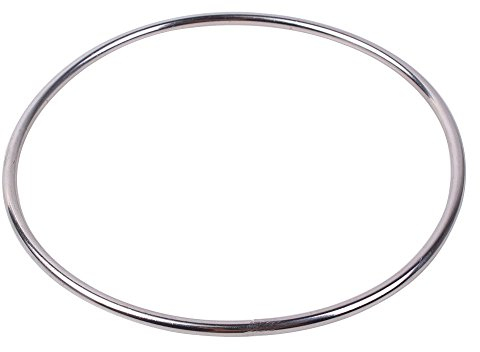 niceeshop(TM) Nahe Zaubertrick Requisit 4 Verbunden Ring(Silbern,4 in Set)