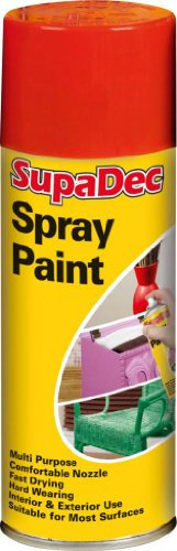SupaDec Bright Red Spray Paint 400Ml
