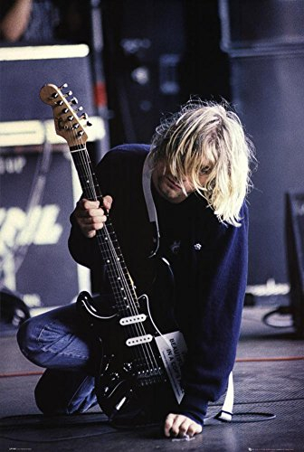 GB EYE LTD LP1160 Maxi-Poster Kurt Cobain, Gitarre, 61 x 91,5 cm