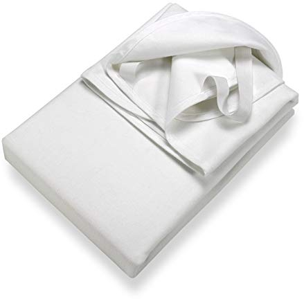 SETEX Wasserdichter Molton Matratzenschutz, 3-lagig, 120 x 200 cm, Matratzenschoner aus 100 % Baumwolle, Generation, Weiß