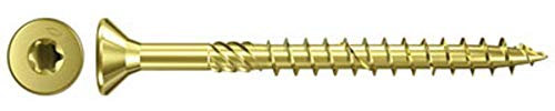 Fischer Power-Fast 653636 Spanplattenschraube 6 mm 120 mm T-Profil Stahl galvanisch verzinkt 100 St.