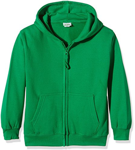 Just Hoods by AWDis Boy's Kids Zoodie , Kelly Green, Large