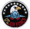 Fan-Omenal - Aufnäher - US. Air Force - Gr. ca. 9 cm - Patches Stick Applikation