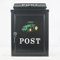 Arboria Wall Mounted Cast Iron Mailbox Letterbox - Tractor Design