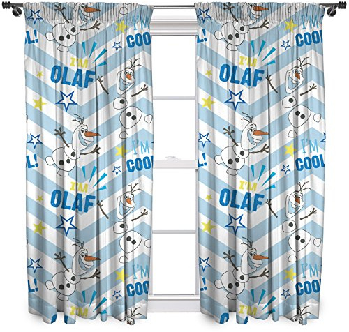 Character World 54-inch Disney Frozen Olaf Curtains