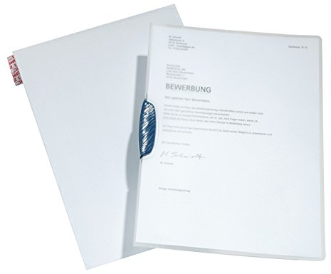 DURABLE 2286-07 Bewerbungs-Set SWINGCLIP, DIN A4, Clip dunkelblau