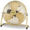 Schallen Champagne Gold Sturdy Metal High Velocity Cold Air Circulator Adjustable Floor Fan with 3 Speed Settings (14)