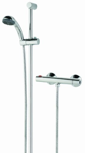 Bristan ZI SHXSMCTFF C Zing Cool Touch Bar Shower with Single Mode Kit & Fast Fit Connections, Silver