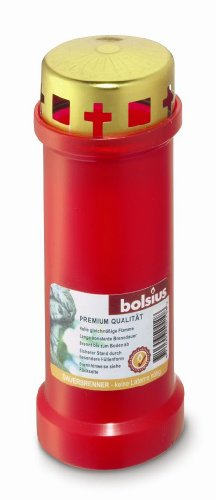 BOLSIUS Dauerbrenner Nr.6 mit Deckel rot