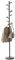 Yamazaki 7067 BRANCH Garderobe, braun, Stahl/ABS Harz, Minimalistisches Design, 28 x 28 x 176 cm (LxBxH)