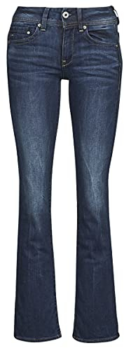 G-STAR Femme Jean Midge Bootcut, Bleu (DK Aged D01896-6553-89), 28W / 32L