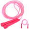 Plastic Skipping Rope Jump Jumping Speed Rope Exercise Fitness Rope 9-ft Gym Fitness Accessory (Pink)