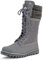 Polar Donna La Neve Durevole All'Aperto Termico Inverno Caldo Impermeabile Metà Polpaccio Stivali - Grigio - UK5/EU38 - YC0378