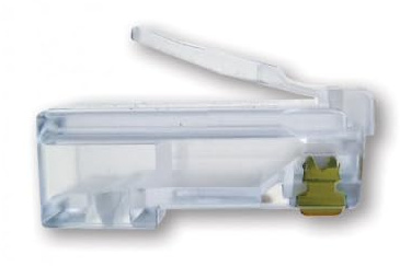 Platinum Tools 100010C EZ-RJ45 Cat 6 Connectors, Clamshell, 50-Pieces