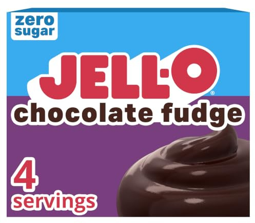Jell-O Sugarfree Instant Pudding and Pie Filling, Chocolate Fudge, 1.4 oz
