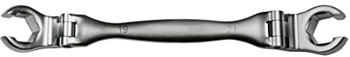 SW-Stahl 01488L-3 Bremsleitungsschlüssel, 12 x 13 mm I Offener Ringschlüssel I Doppelringschlüssel I Leitungsschlüssel Set I KFZ Werkzeug I Schraubenschlüssel Set aus Chrom-Vanadium