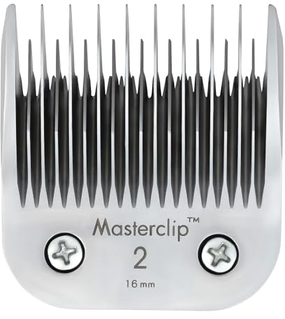Masterclip Dog Clipping Blade A5 Clipper Blades 50F 40F 30F 15F 10F 9F 7F 7 5F 5# 4F 4# 3F 3# 2F 2# 5/8N Toe Blade Compatible Oster Andis (2#)