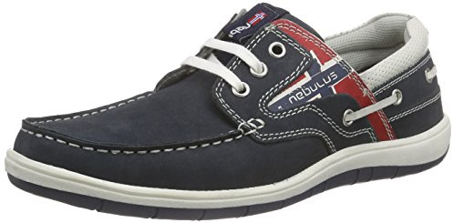Nebulus T155 Leder-Bootsschuhe Riva, Schuhe, Sneaker, Leder