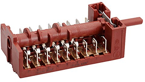 Interruptor selector multifunción auténtico para cocinas hornos Bush AE6BFB y AE6BFS, 32016037