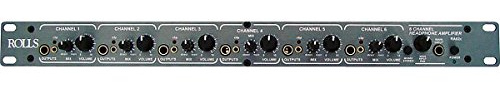 Rolls RA62C 6-Ch Pro Amplificatore per cuffie 1U