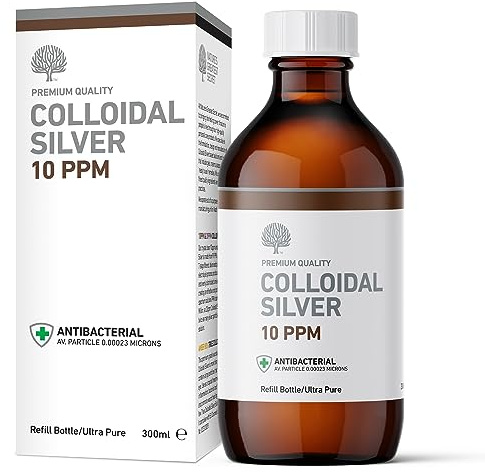 Nature's Greatest Secret Premium Quality 10ppm Colloidal Silver Bottle 300ml