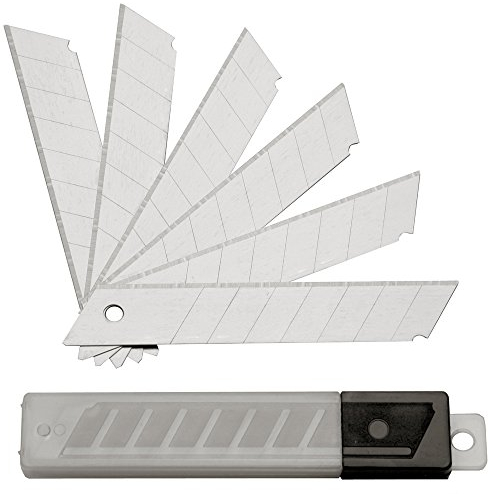 SBS lot de 100 lames sécables cutterklingen largeur 18 mm, épaisseur : 0,4 mm