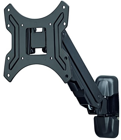 Hama Fullmotion TV Wandhalterung, 58 cm (23 Zoll) - 117 cm (46 Zoll), VESA 200 x 200, Gasfeder, drehbar und neigbar, schwarz