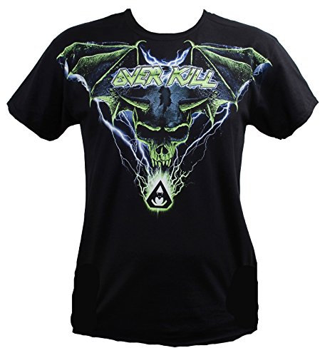 OVERKILL - All Over Blue Skull Tour 2014 - T-Shirt - Größe Size XL