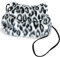 KarnevalsTeufel.de Plüschtasche, Verschiedene Designs, Umhängetasche, Tier-Prints, Accessoire, Ergänzung zu Ihrem Kostüm, Handtasche, Tasche, große Auswahl (Leopard weiß)