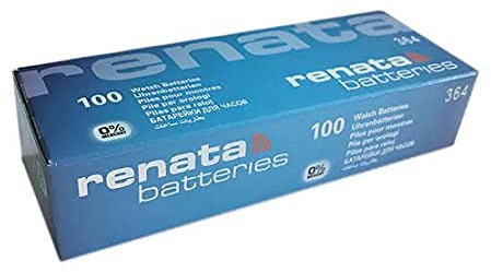Renata Mercury Free Swiss Made Silver 1.55V -SR621SW-364 Battery