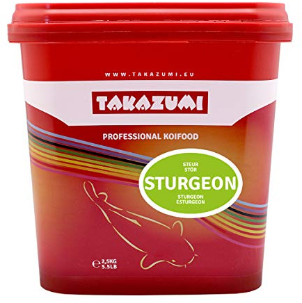 TAKAZUMI Sturgeon Störfutter Stör Fischutter (Sinkfutter) Gebinde - 7,5kg Eimer