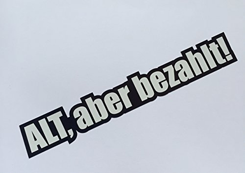 Schönheits Shop Alt Aber bezahlt Auto Aufkleber Tuning Sticker Bomb Shocker Decal OEM Dub Style
