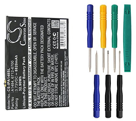 Cameron Sino 8820mAh / 32.90Wh Replacement Battery Compatible With Apple A1474, A1475, iPad 5, iPad Air, MD788LL/A, MD785LL/A, MD789LL/A, MD786LL/A, and others(7/pcs Toolskits Included)