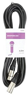 Chord Microphone Lead | Male to Female | XLRF to XLRM | 6.0 Metre