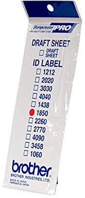 Brother ID1850 Stempel Etiketten