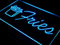 ADVPRO i439-b Fries Photo Fast Food Shop Cafe Neon Light Sign Barlicht Neonlicht Lichtwerbung