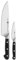 ZWILLING Pro Messerset, 2-tlg., Spick- und Garniermesser/Kochmesser, 10 und 20 cm, Rostfreier Spezialstahl, Kunststoffgriff, Schwarz
