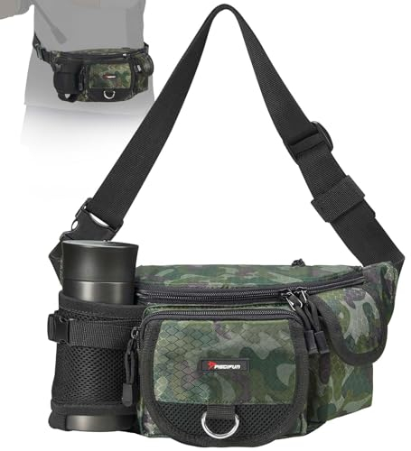 Piscifun Angel-Tasche Tragbar Outdoor Angelgerät-Tasche Gürteltasche, Camouflage