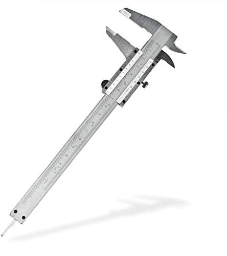 DEMA Messschieber 150 mm - Schieblehre, Messlehre, Messgerät für Außen-, Innen- und Tiefenmessung - Präzise, Robust, Langlebig für Werkstatt, Handwerk, Heimwerker