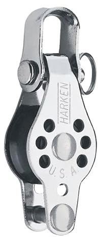HARKEN, Einzelner Mikroblock mit Bügel und Becket, 235