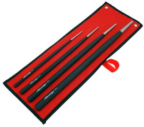 Punch Set (Tapered - Extra Long) 4pc Chrome Vanadium