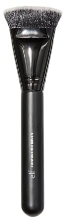 e.l.f. Contouring Brush, Veganes Makeup-Tool, Für Tiefe & Scharfe Konturierung, Perfekt Für Nasse Oder Tockene Anwendung, Vegan & Tierversuchsfrei