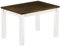 Esstisch Rio Classico 120x80 cm Eiche Weiß Holz Pinie Massivholz Esszimmertisch Echtholz ausziehbar vorgerichtet für Ansteckplatten Brasilmöbel