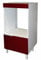 BERLIOZ CREATIONS Mobile a Mezza Colonna per Forno da Incasso, 60 cm, Altro, Bordeaux Molto Lucido, 60 x 118 x 60 cm