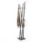 IDIMEX Porte-Manteaux Vitus Portant à vêtements Design Contemporain Structure en métal laqué Noir